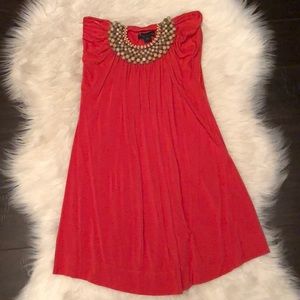Orange swim cover up